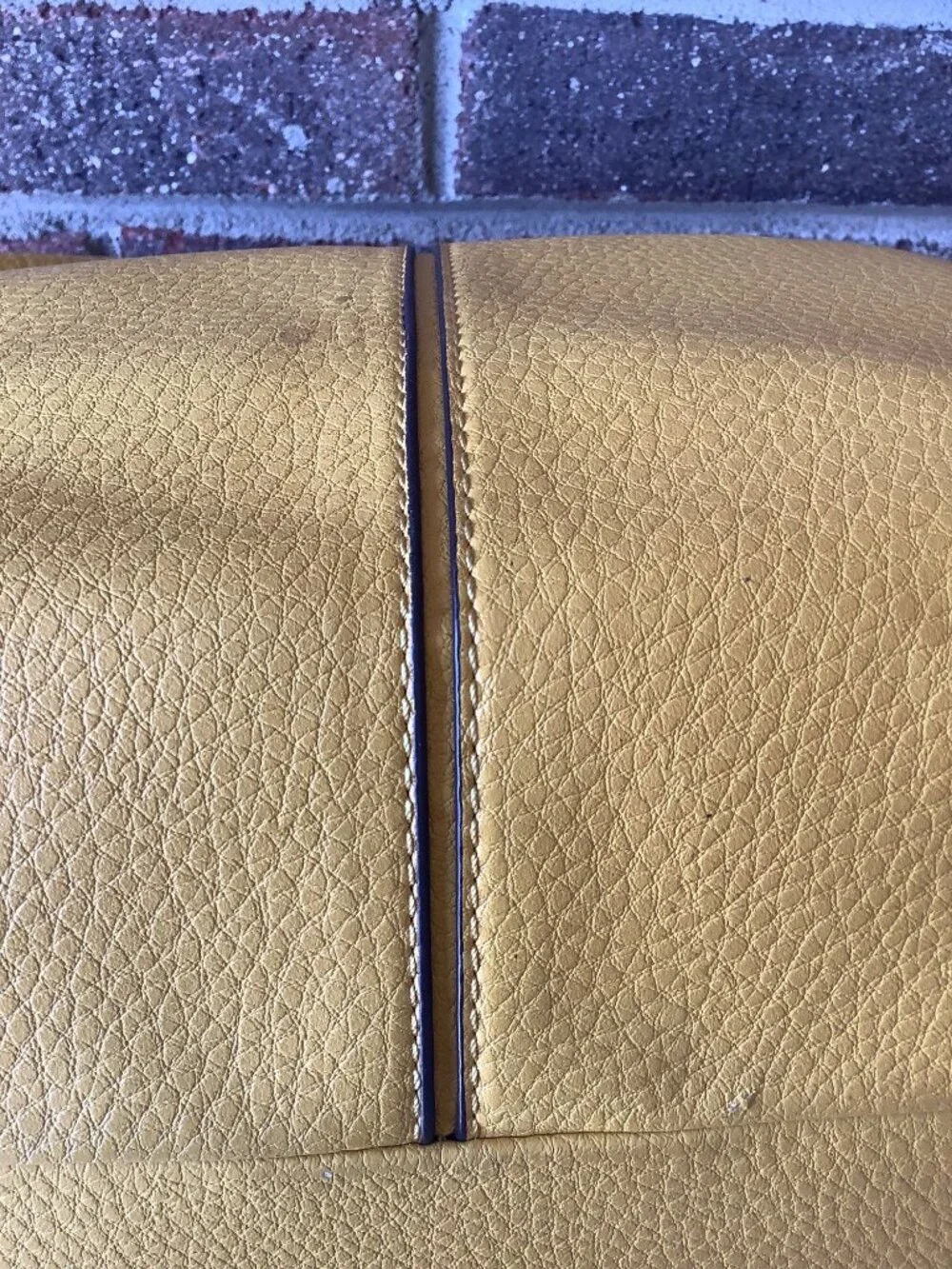 Anne Klein Triple Pocket -- Yellow Slouch Handbag — New